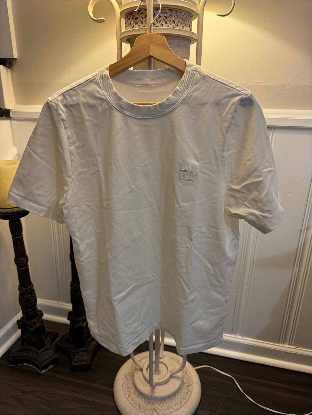 lululemon athletica White Short-Sleeve Crewneck Tee